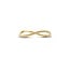 Blush Blush Ring 1285YGO/54 14k Geelgoud Golvend met Bolletjes Maat 54