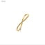 Blush Blush Ring 1285YGO/54 14k Geelgoud Golvend met Bolletjes Maat 54