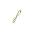 Blush Blush Ring 1286YZI/54 14k Geelgoud Golvend met Zirkonia Maat 54