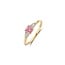 Blush Blush Ring LG1070Y/54 14k Geelgoud met 0.50ct/0.18ct G/Roze Labgrown Diamant Maat 54