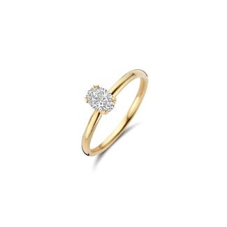Blush Blush Ring LG1076Y/54 14k Geelgoud met 0.50ct G Si Labgrown Diamant Maat 54