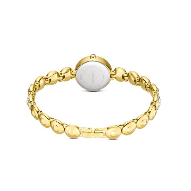 Swarovski Swarovski Horloge 5750500 Una Goudkleurig met Witte Kristallen