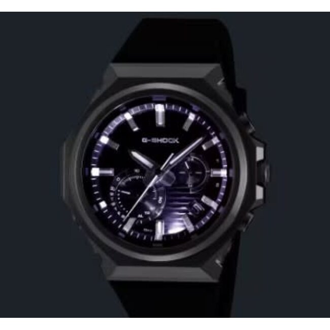 Casio G-Shock Casio G-Shock Horloge GST-B1000-1AER Staal Analoog Zwarte Wijzerplaat met Zwarte Rubberen Band 200m Waterdicht 44mm