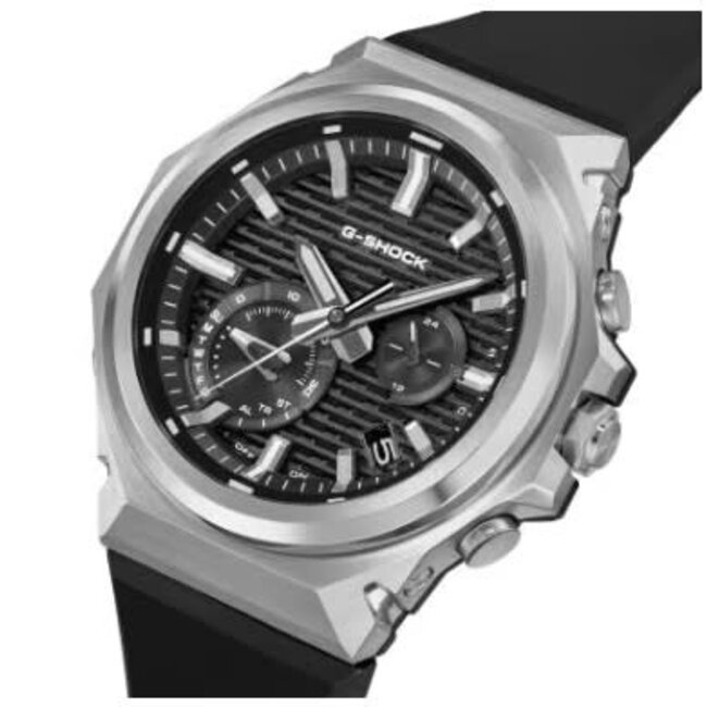 Casio G-Shock Casio G-Shock Horloge GST-B1000-1AER Staal Analoog Zwarte Wijzerplaat met Zwarte Rubberen Band 200m Waterdicht 44mm