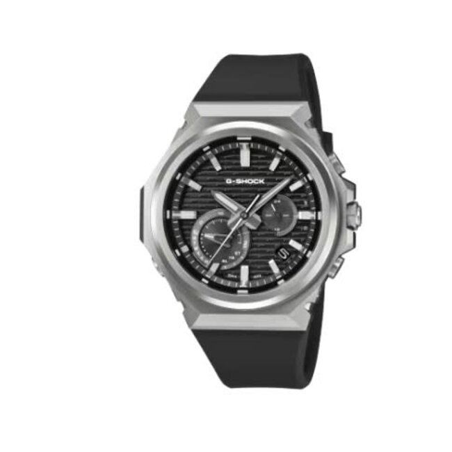 Casio G-Shock Casio G-Shock Horloge GST-B1000-1AER Staal Analoog Zwarte Wijzerplaat met Zwarte Rubberen Band 200m Waterdicht 44mm