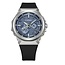 Casio G-Shock Casio G-Shock Horloge GST-B1000-2AER Staal Analoog Blauwe Wijzerplaat met Zwarte Rubberen Band 200m Waterdicht 44mm