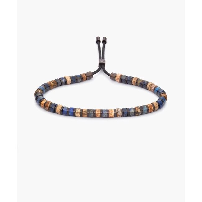 Pig & Hen Pig & Hen Armband P48-563723-M Brontide 4mm Adjustable Nagano Bronze Maat M 18-19cm