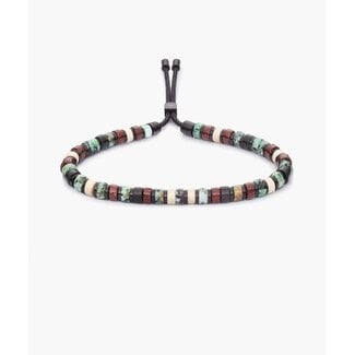 Pig & Hen Pig & Hen Armband P48-251493-L Brontide 4mm Adjustable Reykjavik Black Maat L 20-21cm