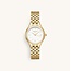 Rosefield Rosefield Horloge MUWGSG-MU01 Staal Goudkleurig Muse White SS 26x34.1mm