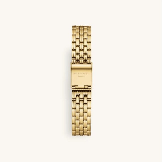 Rosefield Rosefield Horloge MUWGSG-MU01 Staal Goudkleurig Muse White SS 26x34.1mm