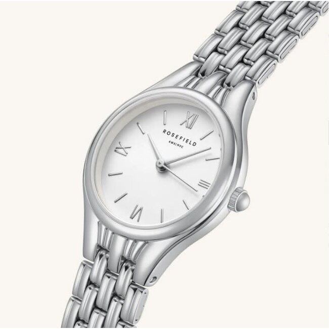 Rosefield Rosefield Horloge MUWSSS-MU02 Staal Zilverkleurig Muse White SS 26x34.1mm
