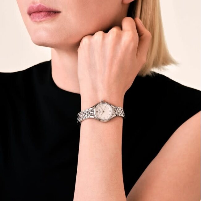 Rosefield Rosefield Horloge MUWSSS-MU02 Staal Zilverkleurig Muse White SS 26x34.1mm