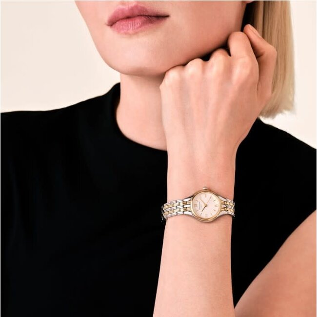 Rosefield Rosefield Horloge MUWDSD-MU03 Staal Bi-Color Muse White 26x34.1mm