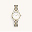 Rosefield Rosefield Horloge MUWDSD-MU03 Staal Bi-Color Muse White 26x34.1mm