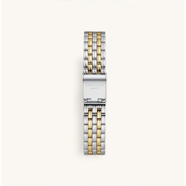 Rosefield Rosefield Horloge MUWDSD-MU03 Staal Bi-Color Muse White 26x34.1mm