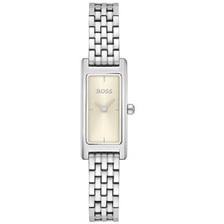 BOSS Boss Horloge HB1502858 Lucy Allure Staal Quartz met Lichtgroene Wijzerplaat 15x33mm