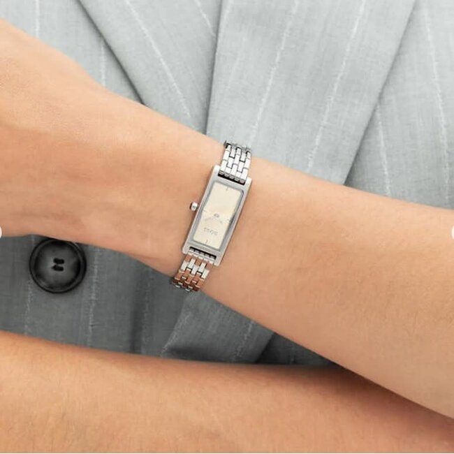 BOSS Boss Horloge HB1502858 Lucy Allure Staal Quartz met Lichtgroene Wijzerplaat 15x33mm
