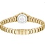 BOSS Boss Horloge HB1502863 Candor Cracey Goudkleurig Staal Quartz met Zilverkleurige Wijzerplaat 20mm
