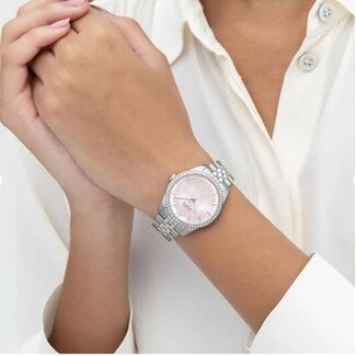 BOSS Boss Horloge HB1502866 Graceful Precious Staal Quartz met Parelmoer Wijzerplaat 32mm