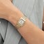 BOSS Boss Horloge HB1502883 Mae Petite Goudkleurig Staal Quartz met Goudkleurige Wijzerplaat met Zirkonia22mm