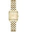 BOSS Boss Horloge HB1502883 Mae Petite Goudkleurig Staal Quartz met Goudkleurige Wijzerplaat met Zirkonia22mm