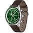 BOSS Boss Horloge HB1514342 Grand Prix Vitesse Quartz Bruine Leren Band met Groene Wijzerplaat 44mm