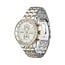 BOSS Boss Horloge HB1514350 Skytraveller Pro Quartz Staal Bi-Color  met Zilverkleurige Wijzerplaat 43mm