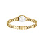 BOSS Boss Horloge HB1502863 Candor Cracey Goudkleurig Staal Quartz met Zilverkleurige Wijzerplaat 20mm