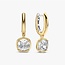 Ti Sento Milano Ti Sento Oorbellen 78105ZY Zilver met Geelgouden Plating met Zirkonia