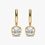 Ti Sento Milano Ti Sento Oorbellen 78105ZY Zilver met Geelgouden Plating met Zirkonia