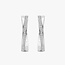 Ti Sento Milano Ti Sento Oorbellen 78099ZI Zilver met Zirkonia 4mm x 20mm