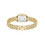 BOSS Boss Horloge HB1502883 Mae Petite Goudkleurig Staal Quartz met Goudkleurige Wijzerplaat met Zirkonia22mm