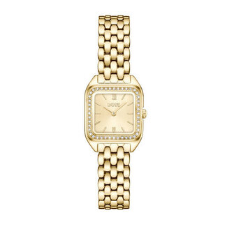 BOSS Boss Horloge HB1502883 Mae Petite Goudkleurig Staal Quartz met Goudkleurige Wijzerplaat met Zirkonia22mm