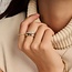 Ti Sento Milano Ti Sento Ring 1923YZ/54 Zilver Bi-color met Zirkona Maat 54