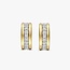 Ti Sento Milano Ti Sento Oorbellen 78100ZY Zilver Bi-color met Zirkonia 5mm x 19mm