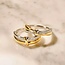 Ti Sento Milano Ti Sento Ring 12442ZY/54 Zilver Bi-color met Zirkonia Maat 54