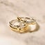 Ti Sento Milano Ti Sento Ring 12443ZY/56 Zilver Bi-color met Zirkonia Maat 56