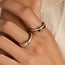 Ti Sento Milano Ti Sento Ring 12443ZY/56 Zilver Bi-color met Zirkonia Maat 56