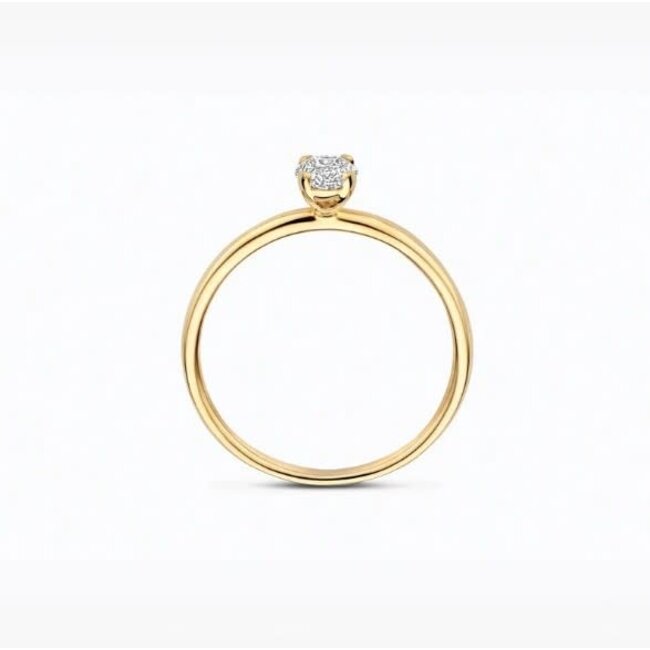 Blush Blush Ring LG1076Y/54 14k Geelgoud met 0.50ct G Si Labgrown Diamant Maat 54