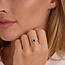 Blush Blush Ring LG1082Y/54 14k Geelgoud met 0.13crt G SI Labgrown Diamant en 0.50crt Labrown Saffier