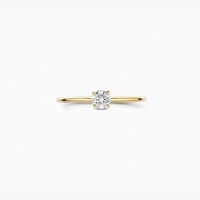 Blush Blush Ring LG1079Y/54 14k Geelgoud met 0.20crt G SI Labgrown Diamant Maat 54