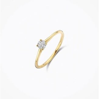 Blush Blush Ring LG1079Y/54 14k Geelgoud met 0.20crt G SI Labgrown Diamant Maat 54
