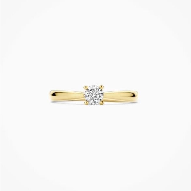 Blush Blush Ring LG1002Y/54 14k Geelgoud 0.35crt G SI Briljant Lab Grown Diamant Maat 54
