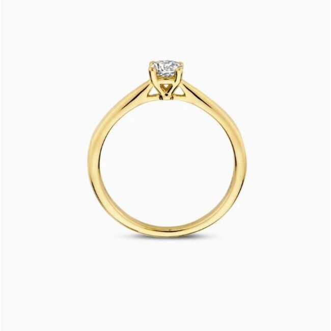 Blush Blush Ring LG1002Y/54 14k Geelgoud 0.35crt G SI Briljant Lab Grown Diamant Maat 54