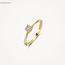 Blush Blush Ring 1665YDI/54 14K Geelgoud met 0.10crt Briljant geslepen Diamant Maat 54