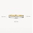 Blush Blush Ring 1659BDI/54 14k Geelgoud 0.33ct G SI Briljant geslepen Diamant 2,1mm Maat 54