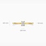 Blush Blush Ring LG1029Y/54 14k Geelgoud met 0,20crt G VS 1 Lab Grown Diamant Maat 54