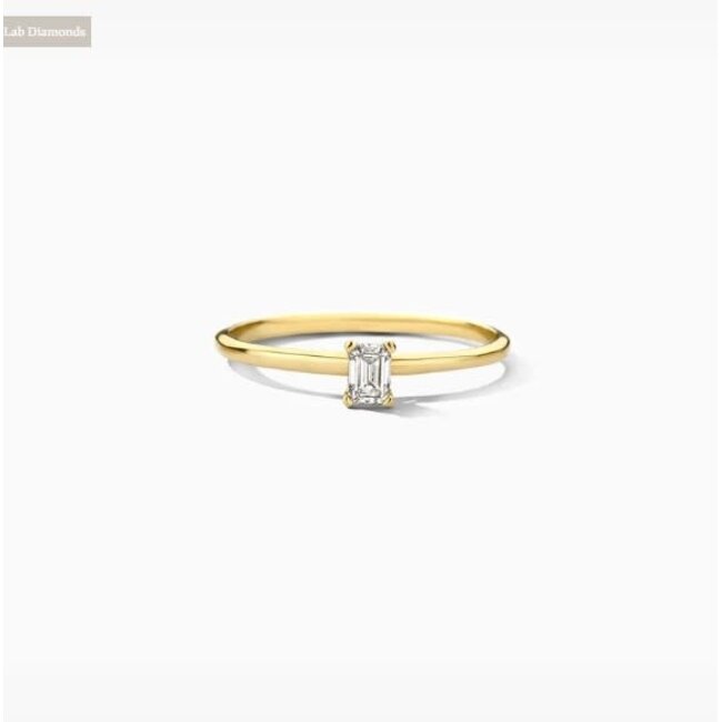 Blush Blush Ring LG1029Y/54 14k Geelgoud met 0,20crt G VS 1 Lab Grown Diamant Maat 54