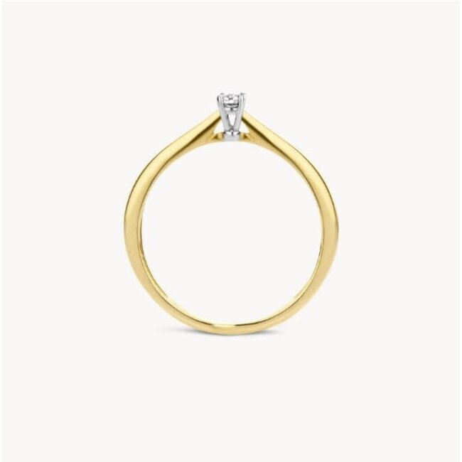 Blush Blush Ring 1621BDI/54 14k Geelgoud met 0.06ct Diamant Maat 54