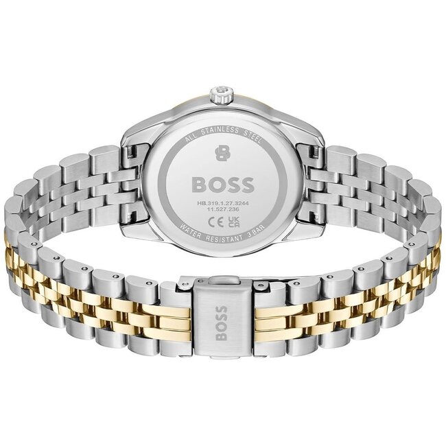BOSS BOSS Horloge HB1502867 Graceful Precious Staal Bi-color Quartz met Zirkonia 32mm